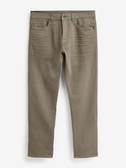 Brown Slim Fit Comfort Stretch Jeans - Image 8 of 11