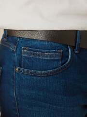 Синий - Зауженный крой - Джинсы с поясом Authentic - Image 7 of 9