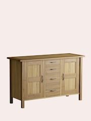 Laura Ashley Oak Milton 2 Door 4 Drawer Sideboard - Image 5 of 7