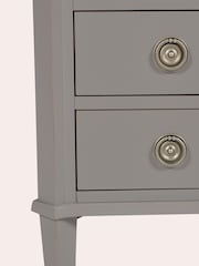 Laura Ashley Light Grey Henshaw 2 Door 2 Drawer Display Unit - Image 3 of 5