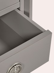 Laura Ashley Light Grey Henshaw 2 Door 2 Drawer Display Unit - Image 5 of 5