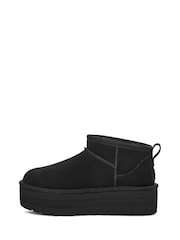 UGG Black Classic Ultra Mini Platform Boots - Image 2 of 6