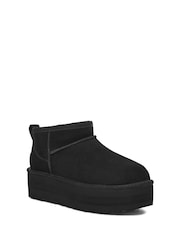 UGG Black Classic Ultra Mini Platform Boots - Image 3 of 6