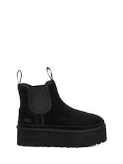 UGG Black Neumel Platform Chelsea Boots - Image 1 of 6