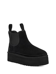 UGG Black Neumel Platform Chelsea Boots - Image 3 of 6