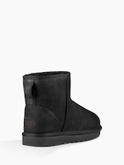 UGG Black Classic Mini Leather Boots - Image 4 of 6