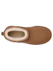UGG Tan Brown Classic Mini Platform Boots - Image 5 of 6