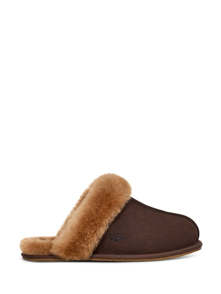 UGG Dark Brown Scuffette ll Slippers - Image 1 of 6