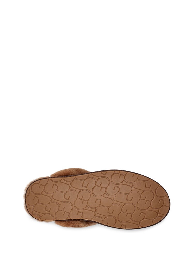 UGG Dark Brown Scuffette ll Slippers - Image 6 of 6