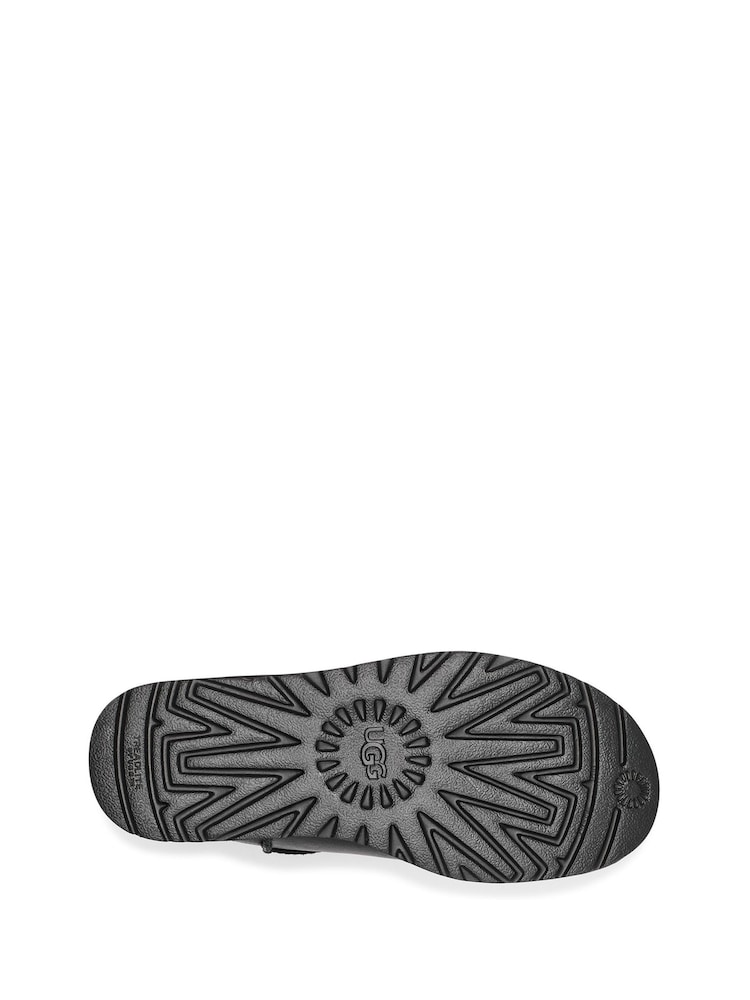 UGG Black Leather Classic Ultra Mini Platform Boots - Image 5 of 5