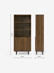 MADE.COM Walnut Effect Damien Storage Shelving Unit - Image 3 of 3