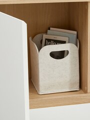 MADE.COM Oak Effect and White Hopkins Highboard - Image 3 of 7
