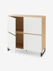 MADE.COM Oak Effect and White Hopkins Highboard - Image 4 of 7