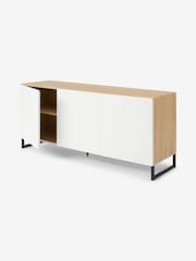 MADE.COM Oak Effect and White Hopkins Large Sideboard - Image 2 of 3
