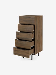 MADE.COM Walnut Effect Damien Tall Chest of Drawers - Image 2 of 3