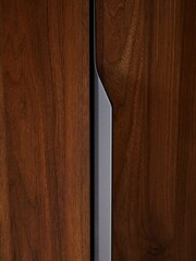 MADE.COM Walnut Effect Damien Double, 1 Drawer Wardrobe - Image 4 of 6
