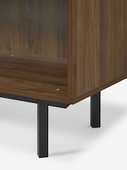 MADE.COM Walnut Effect Damien Display Shelving Unit - Image 2 of 3