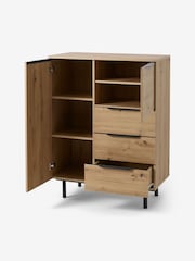 MADE.COM Distressed Oak Effect Damien Highboard - Image 2 of 3