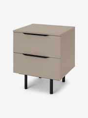 MADE.COM Cappuccino Damien Bedside Table - Image 1 of 3