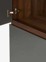 MADE.COM Walnut Effect and Grey Hopkins Highboard - Image 5 of 7