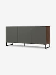 MADE.COM Walnut Effect and Grey Hopkins Large Sideboard - Image 1 of 3