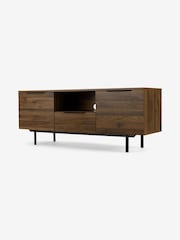 MADE.COM Walnut Effect Damien Wide TV Unit - Image 1 of 3