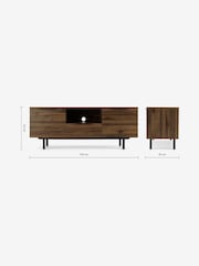 MADE.COM Walnut Effect Damien Wide TV Unit - Image 2 of 3