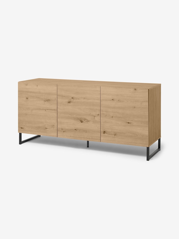 MADE.COM Distressed Oak Effect Hopkins Large Sideboard - Image 1 of 3