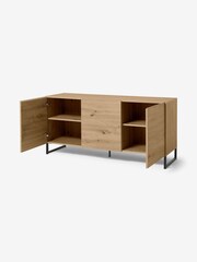 MADE.COM Distressed Oak Effect Hopkins Large Sideboard - Image 2 of 3