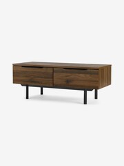 MADE.COM Walnut Effect Damien Drawers Coffee Table - Image 1 of 7