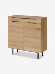 MADE.COM Distressed Oak Effect Damien Shoes Storage - Image 1 of 3