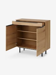 MADE.COM Distressed Oak Effect Damien Shoes Storage - Image 2 of 3