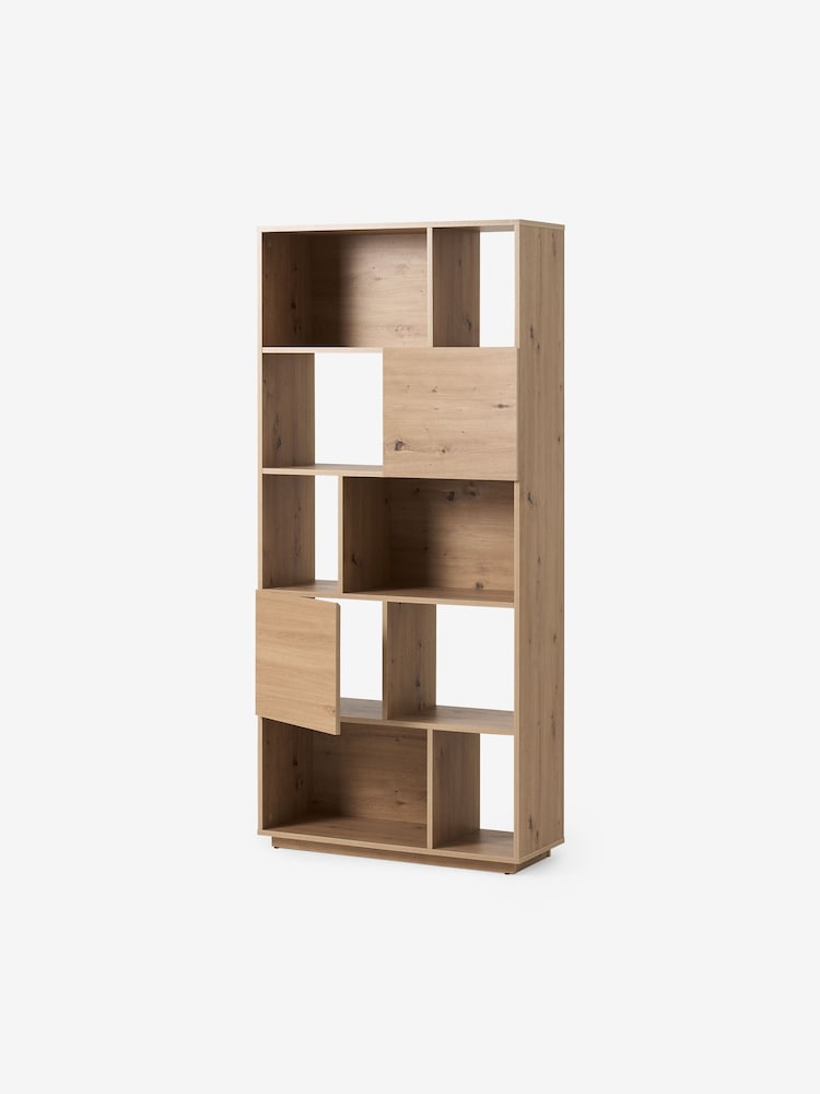MADE.COM Distressed Oak Effect Hopkins Narrow Bookcase - Image 2 of 3