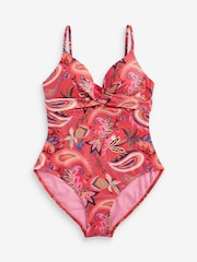 Boden Orange Twist Support Swimsuit - Image 2 of 4