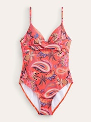 Boden Orange Twist Support Swimsuit - Image 3 of 4