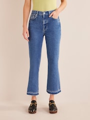 Boden Blue Baby Mid Rise Kick Jeans - Image 1 of 6