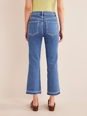 Boden Blue Baby Mid Rise Kick Jeans - Image 2 of 6