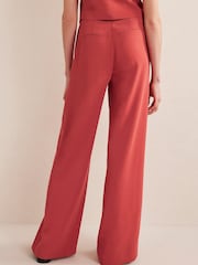Boden Orange Fluid Wide Leg Trousers - Image 2 of 7