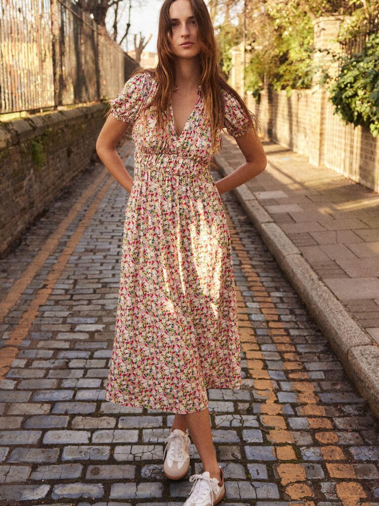 boden chloe jersey midi dress Boden Chloe Cap Sleeve Jersey Midi Dress In Black - 30% Off