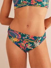 Boden Green Classic Fold Bikini Bottoms - Image 1 of 6