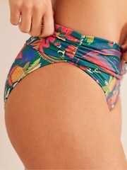 Boden Green Classic Fold Bikini Bottoms - Image 4 of 6