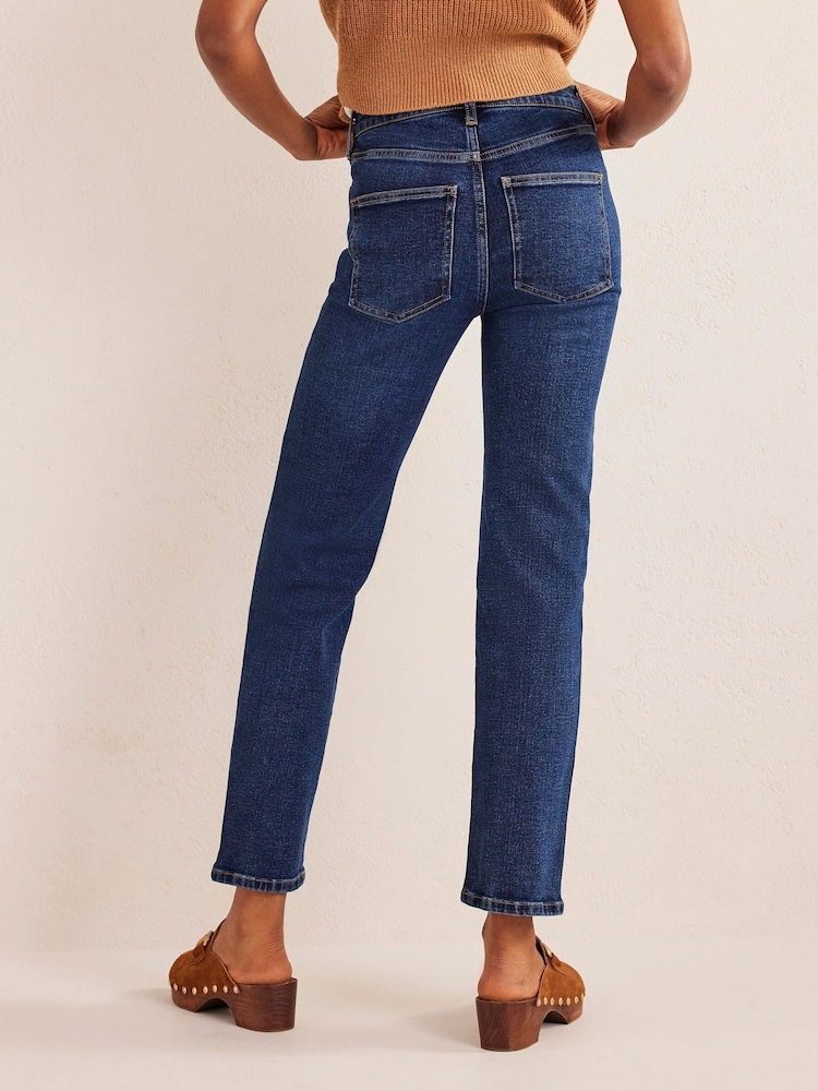 Boden Blue Mid Rise Slim Jeans - Image 2 of 6 Boden Blue Mid Rise Slim Jeans - Image 2 of 6