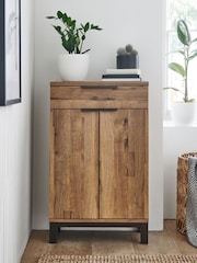 Dark Bronx Oak Effect Sideboard - Image 1 of 9