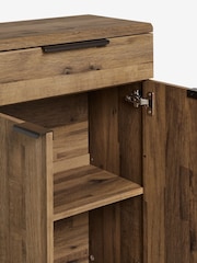 Dark Bronx Oak Effect Sideboard - Image 4 of 9