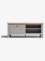 Dove Grey Malvern Oak Effect Storage Coffee Table - Image 3 of 7