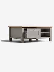 Dove Grey Malvern Oak Effect Storage Coffee Table - Image 5 of 7