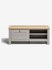 Dove Grey Malvern Oak Effect Storage Coffee Table - Image 6 of 7