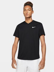 Nike Black Dri-FIT Court Victory Tennis T-Shirt - Image 1 of 5