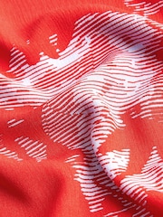 Red/Pink Floral Short Sleeve Curved Hem T-Shirt - Image 6 of 6