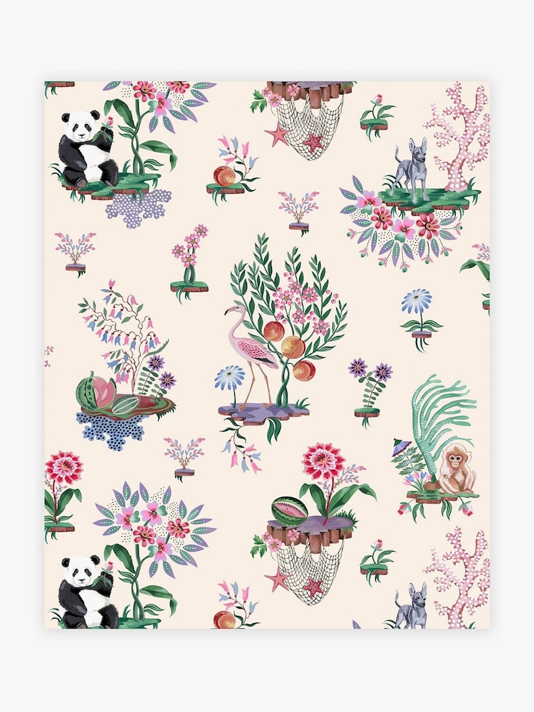 Cath Kidston Cream Chihuahua Island 10M Wallpaper - Image 2 of 4 Cath Kidston Cream Chihuahua Island 10M Wallpaper - Image 2 of 4
